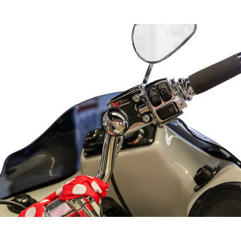 Ambidextrous Handlebar Mount - iOmount™ - Black (1996-2024 H-D)