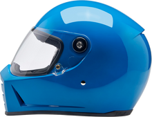 Biltwell Lane Splitter Helmet Gloss Tahoe Blue