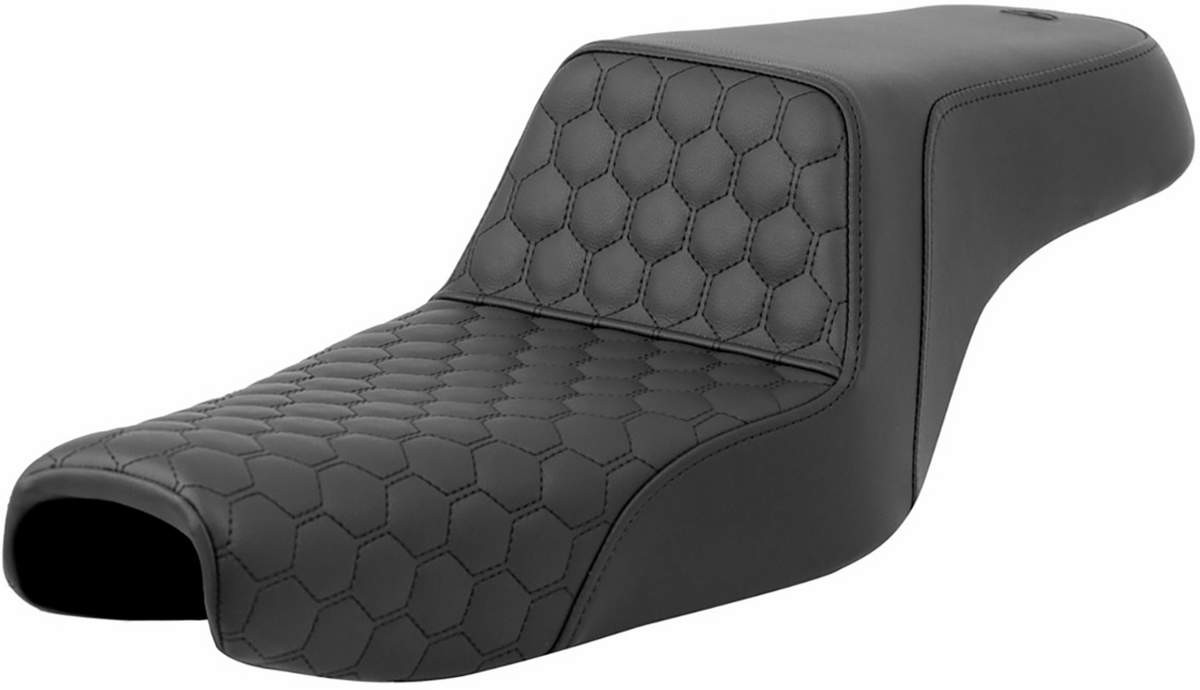 Saddlemen Step-Up Seat - Honeycomb - Sportster '04-'21