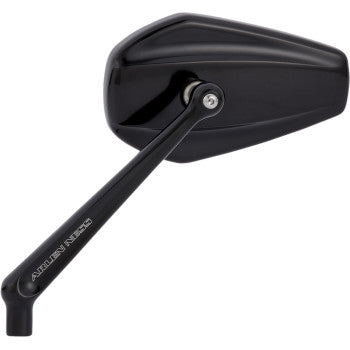 Arlen Ness Mini Stocker Forged Mirror - Black - Left