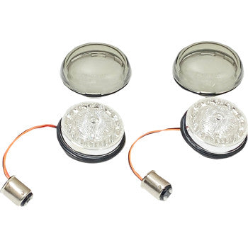 Custom Dynamics Probeam® Rear Red Ring Led Turn Signal Insert (Smoke Lens/Red Bulb)