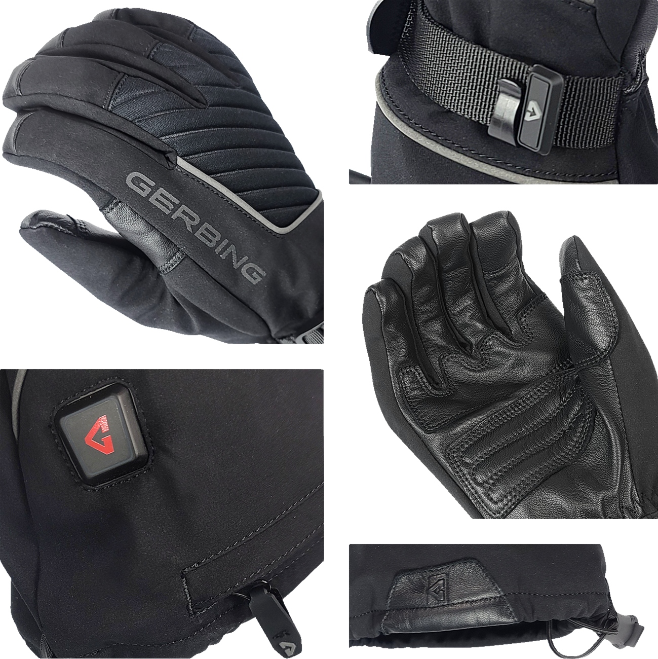 7V Atlas Ultra-Flex Battery Heated Gloves - Black | Gerbing Heated Clothing