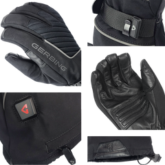 7V Atlas Ultra-Flex Battery Heated Gloves - Black | Gerbing Heated Clothing