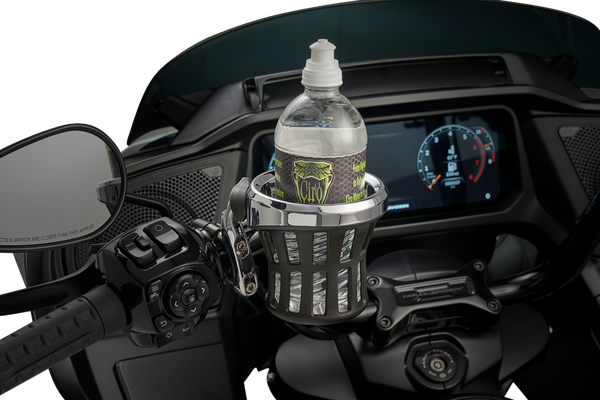 Ciro Drink Holder - Gen 2 - Chrome - Chrome Perch Mount |