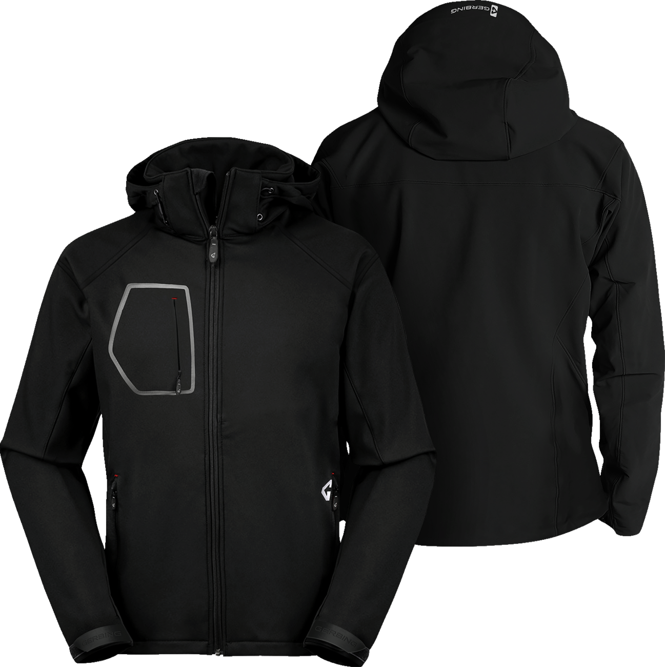 7V Torrid Softshell Heated Jacket 2.0 - Black - MENS | Gerbing Heated Clothing