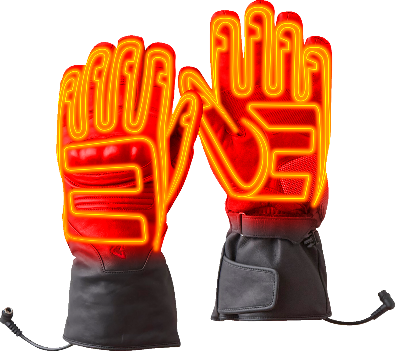 12V Vanguard Heated Gloves - Black | Gerbing Heated Clothing