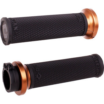 ODI - Ruffian Lock-On Street Grips - Cable - Black/Bronze