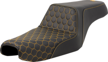Saddlemen Step-Up Seat - Honeycomb - Sportster '04-'21