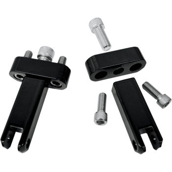 Drag Specialties             Passenger Peg Mounts - Black - Flh/Flt