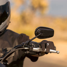 Thrashin Billet Mini Mirrors / Finned - Black