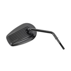 Thrashin Billet Mini Mirrors / Finned - Black