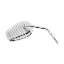 Thrashin Billet Mini Mirrors / Finned - Chrome