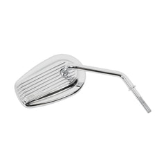Thrashin Billet Mini Mirrors / Finned - Chrome