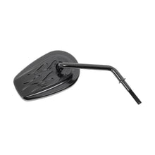 Thrashin Billet Mini Mirrors / Flame - Black