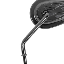 Thrashin Billet Mini Mirrors / Flame - Black