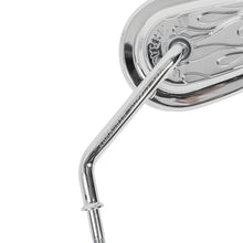 Thrashin Billet Mini Mirrors / Flame - Chrome