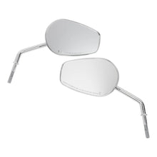 Thrashin Billet Mini Mirrors / Flame - Chrome
