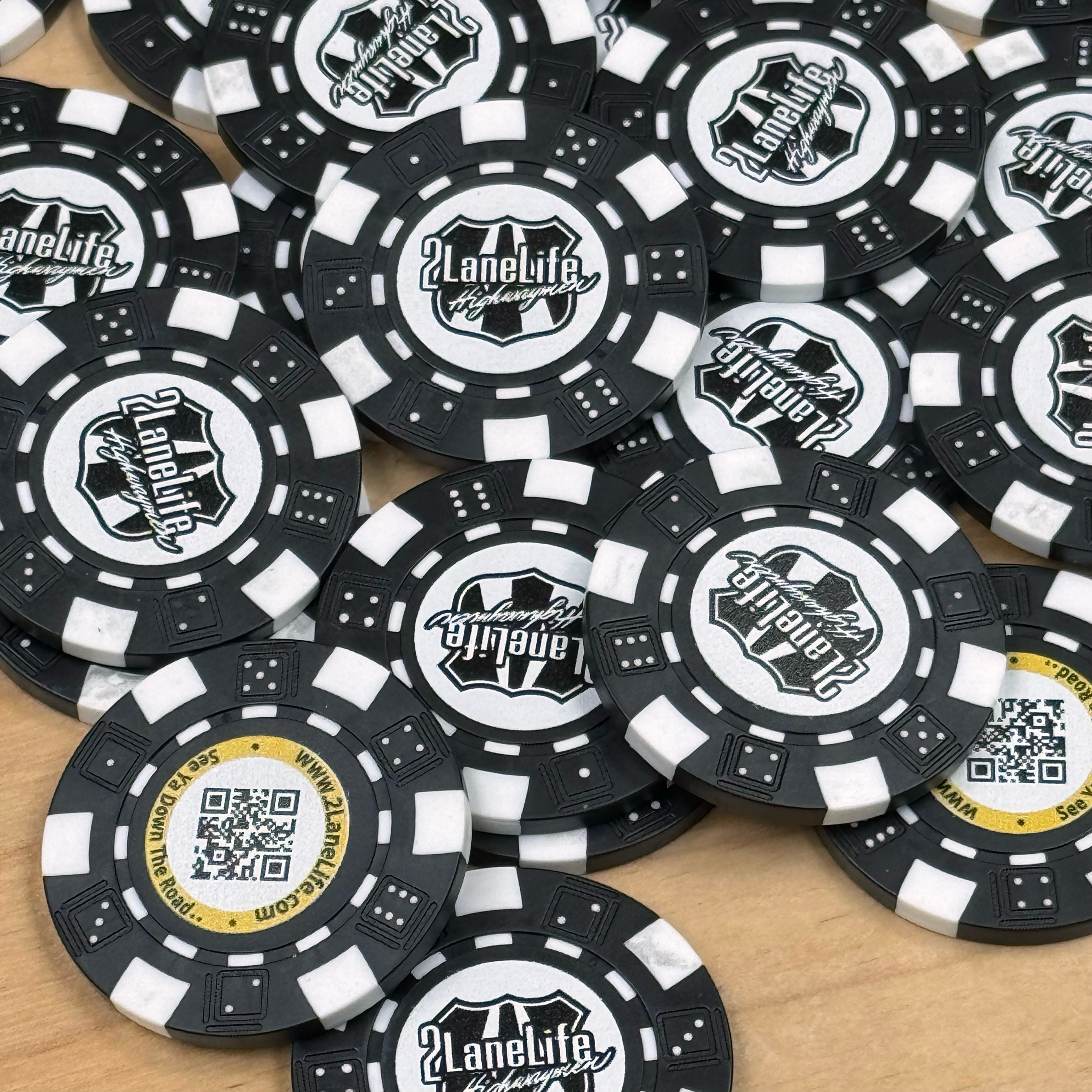 2LaneLife Poker Chip