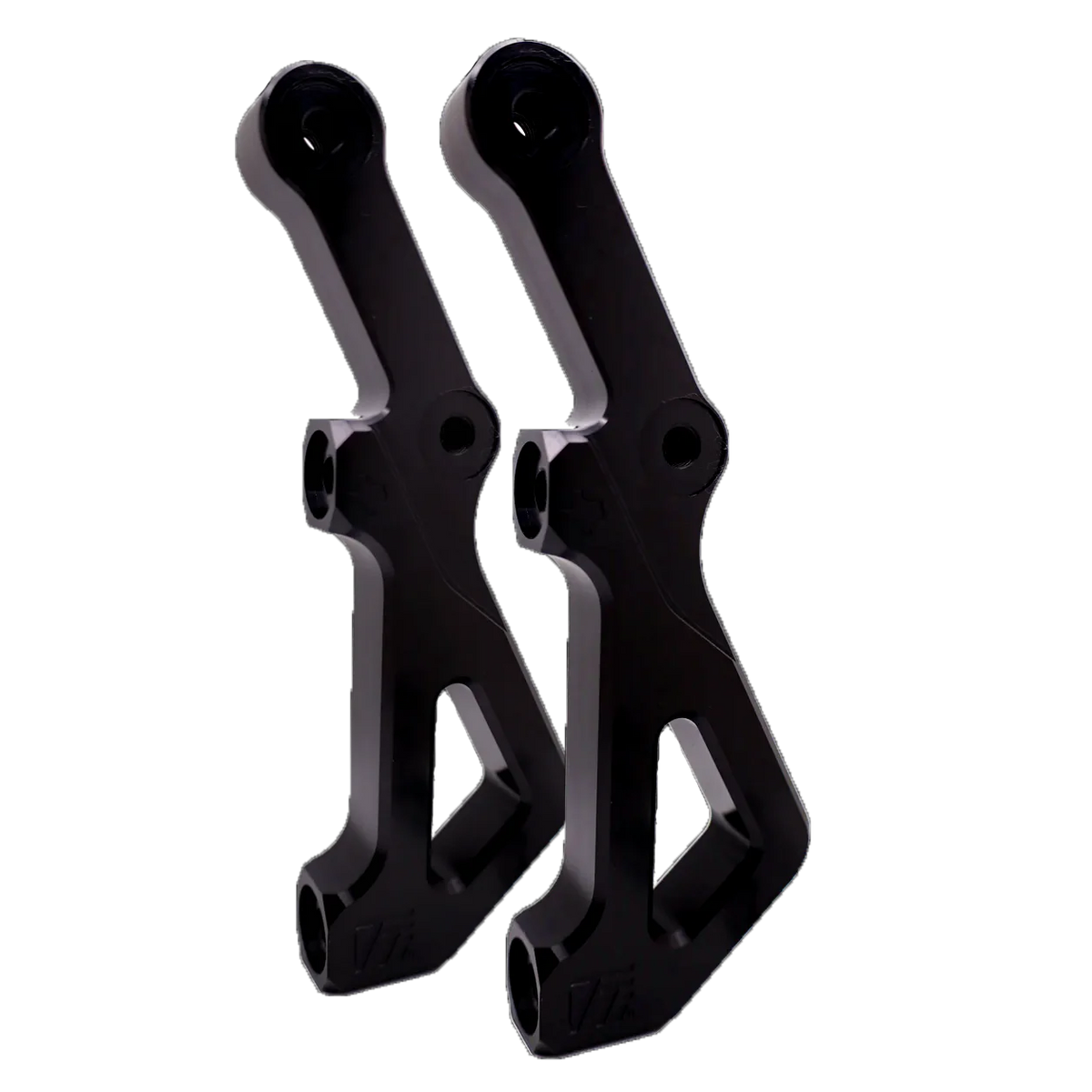 Lyndall TTI Radial Front Brackets 11.8 inch with Spacer Black Dual Disc