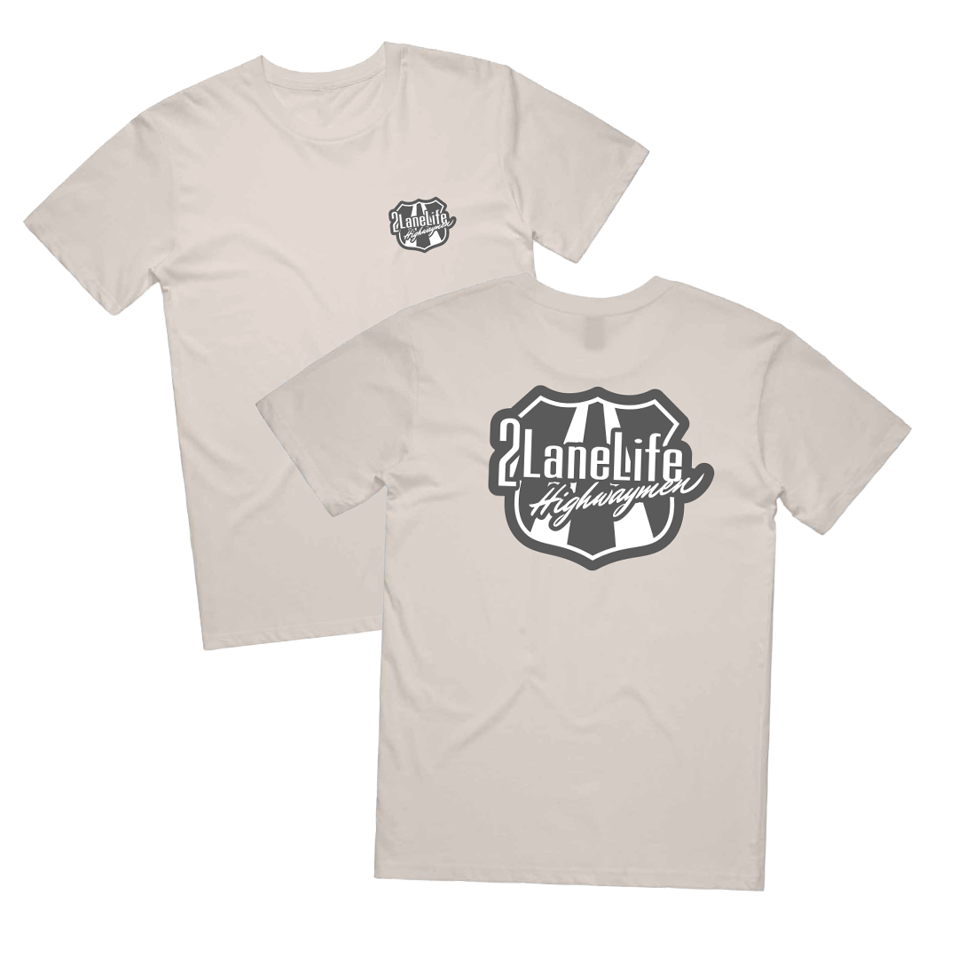 V7 Highway Badge T - Tan