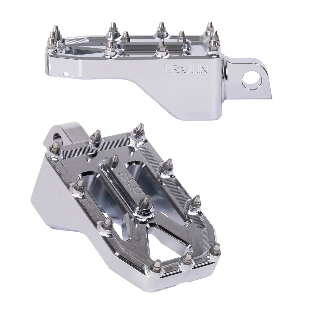 Thrashin Supply Aggressor Foot Pegs - Chrome