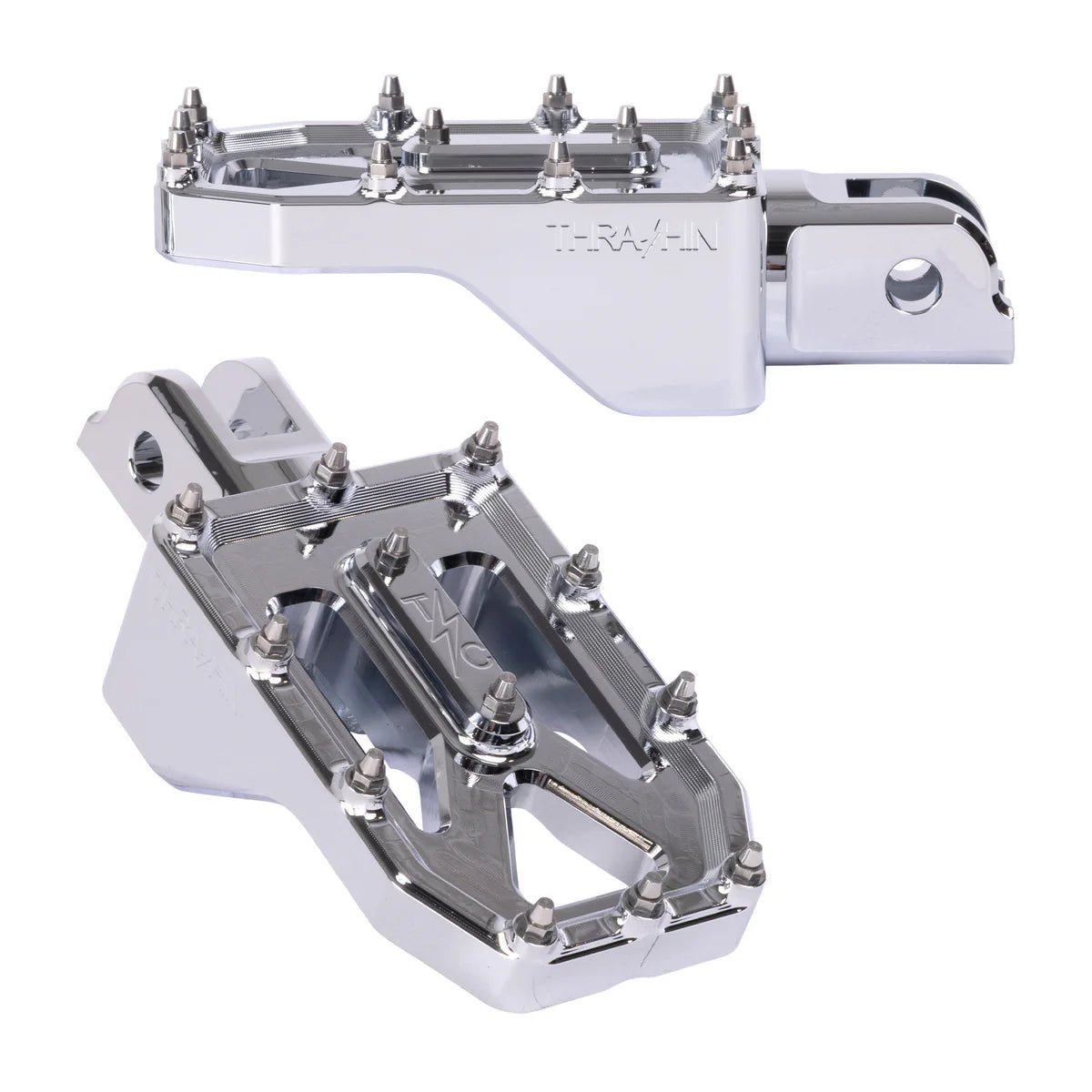 Thrashin Supply Aggressor Foot Pegs - Chrome
