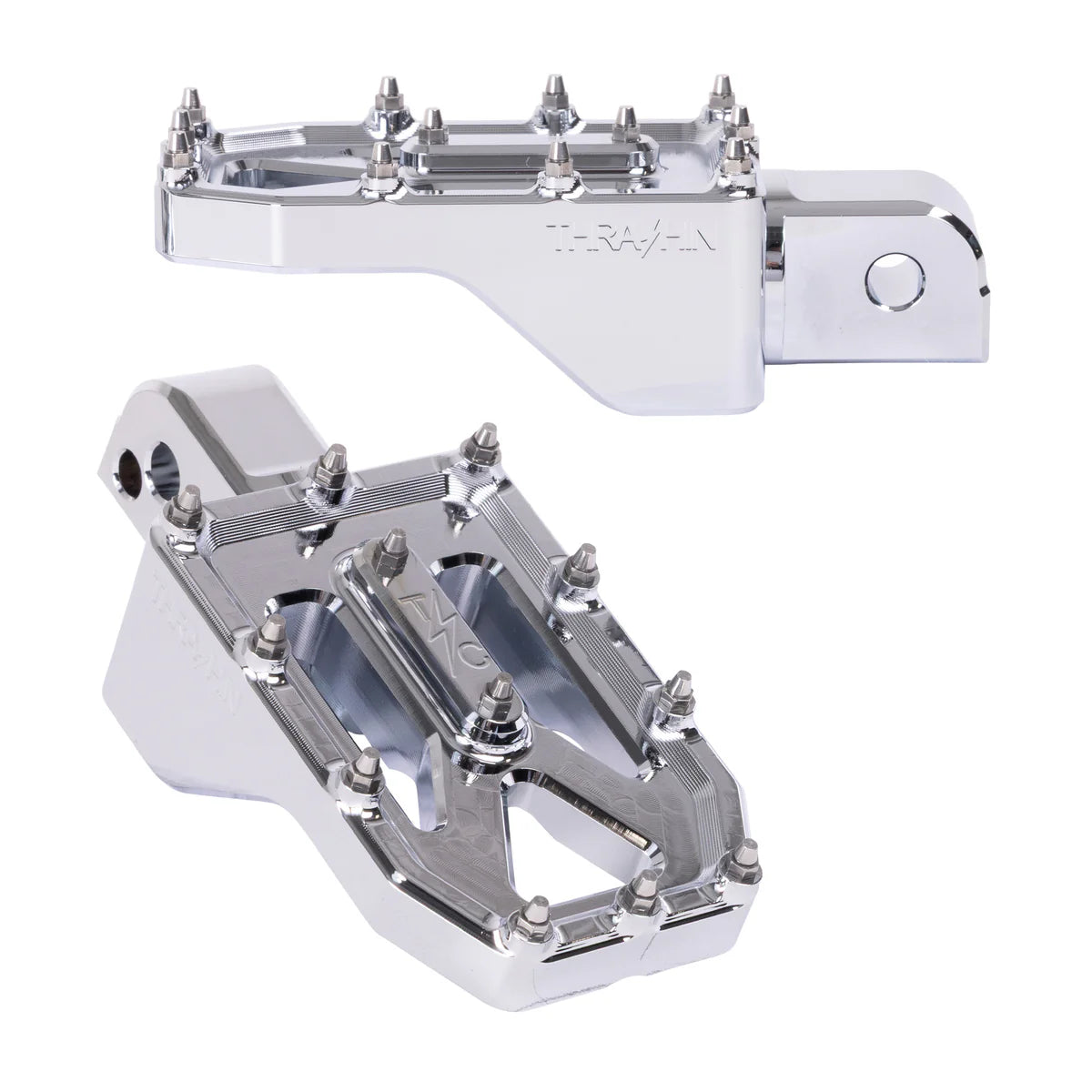 Thrashin Supply Aggressor Foot Pegs - Chrome