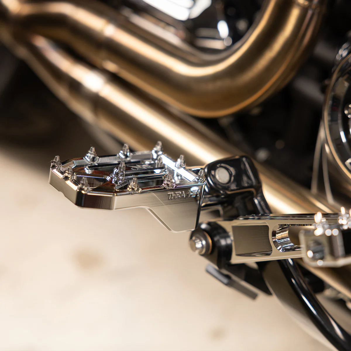 Thrashin Supply Aggressor Foot Pegs - Chrome