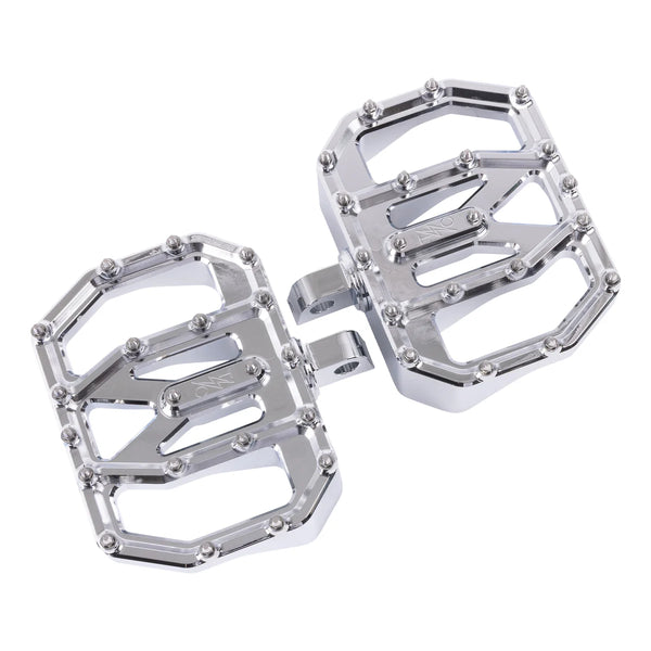 Thrashin Supply Aggressor Mini Floorboards - Chrome
