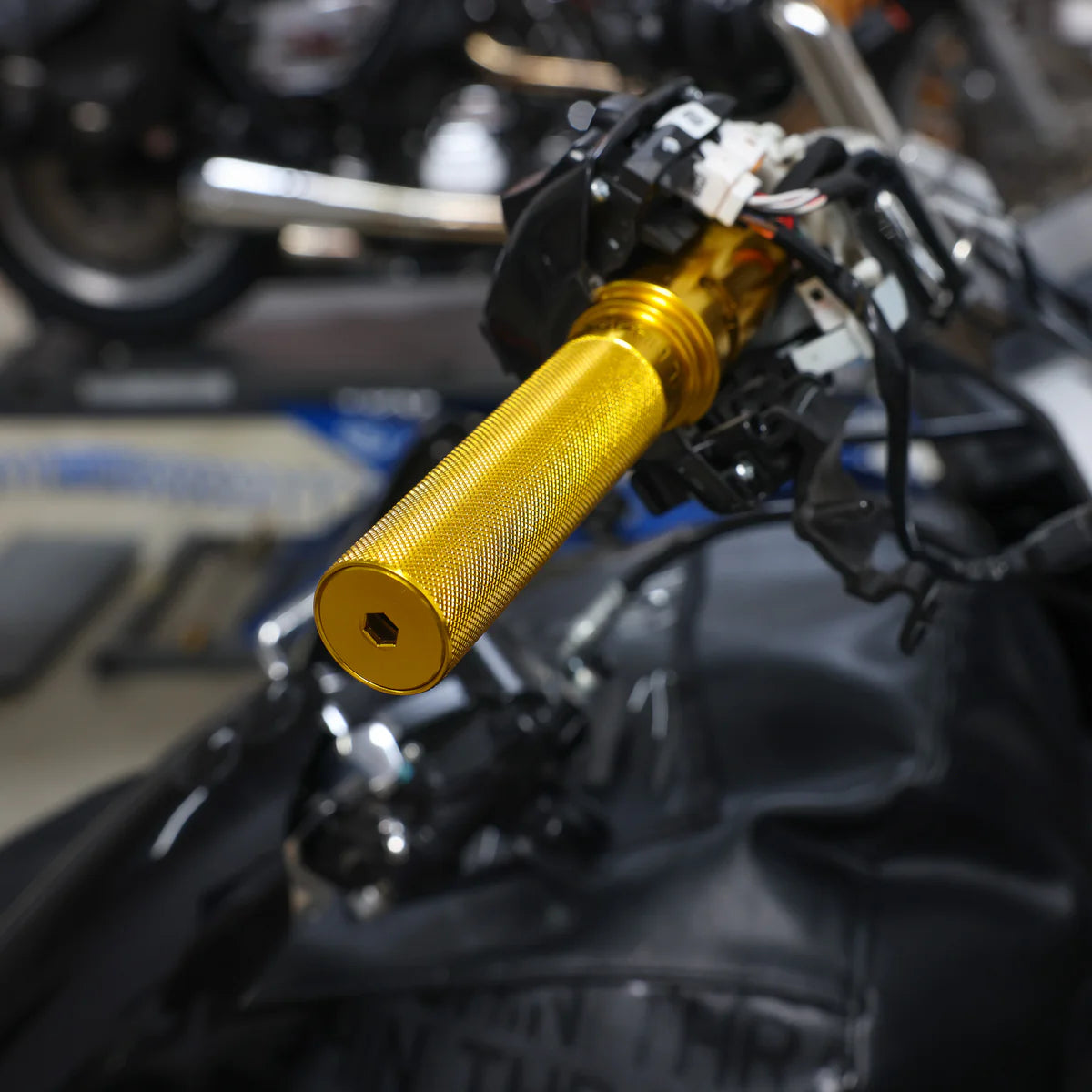 THRASHIN® 2024 Touring Throttle Tube - Billet - Gold