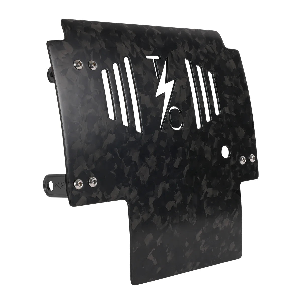 Thrashin Supply 2024+ Touring Skid Plate - Real Forged Carbon - ALL Color Brackets