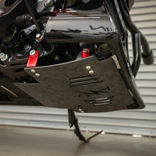 Thrashin Supply 2024+ Touring Skid Plate - Real Forged Carbon - ALL Color Brackets