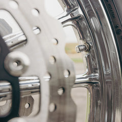 Billet Valve Stem Caps - Chrome