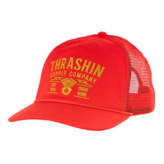 Thrashin Supply Union Snapback - Trucker - Red
