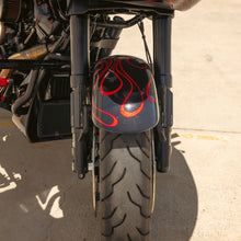 Thrashin Inverted Bagger Fork Guard - Gloss Twill Weave Carbon