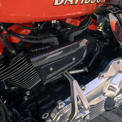 Thrashin Supply - Air Scoop | Milwaukee Eight Engine - Gloss Twill Weave Carbon