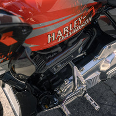 Thrashin Supply - Air Scoop | Milwaukee Eight Engine - Gloss Twill Weave Carbon