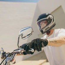 Thrashin Billet Mini Mirrors / Finned - Chrome