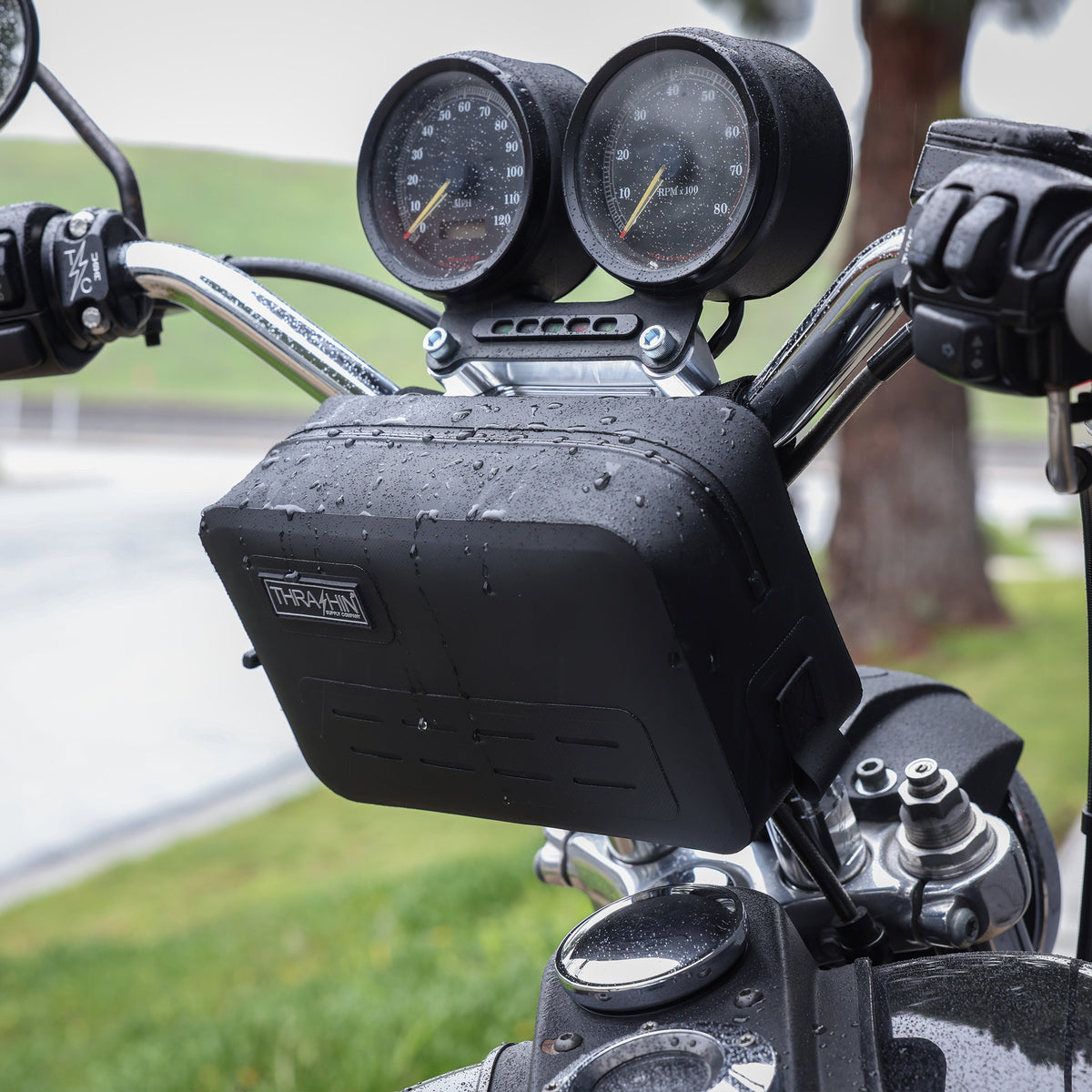 Waterproof HandleBar Bag - Black