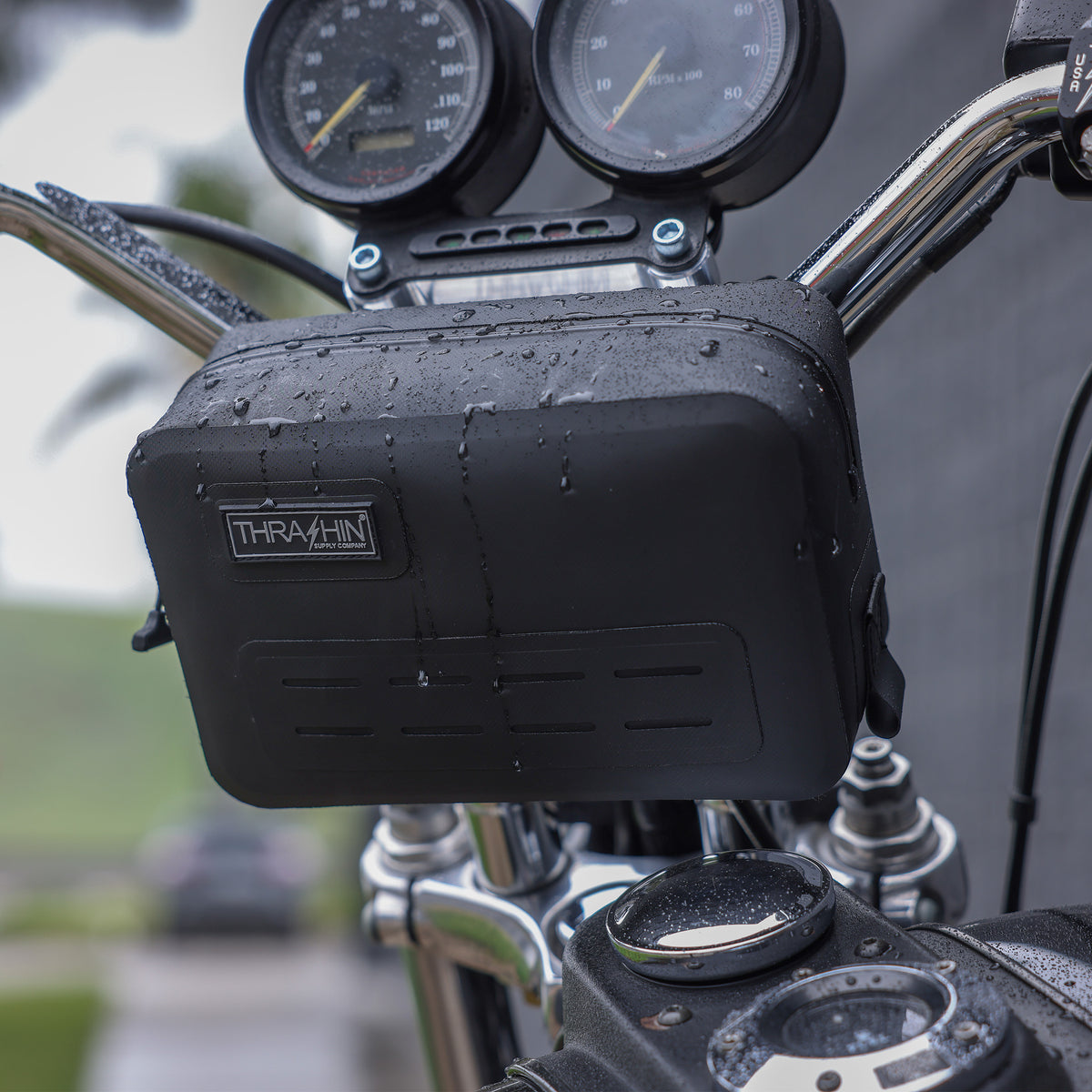 Waterproof HandleBar Bag - Black