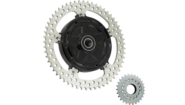 Arlen Ness Chain Drive Kit - 57 Tooth - Black/Natural - Flt