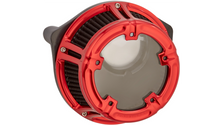 Arlen Ness Method™ Clear Series Air Cleaner - Red