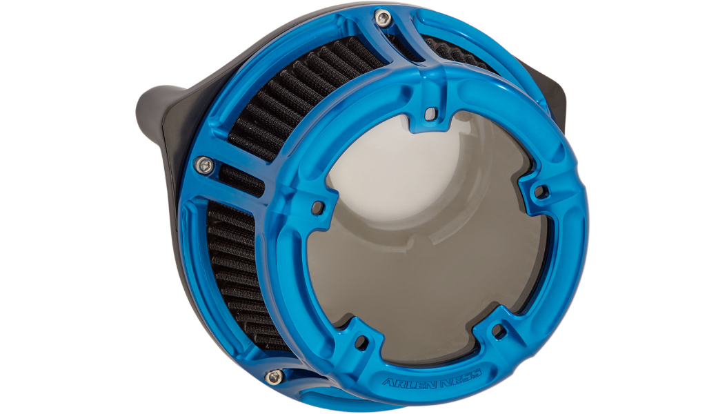 Arlen Ness Method™ Clear Series Air Cleaner - Blue