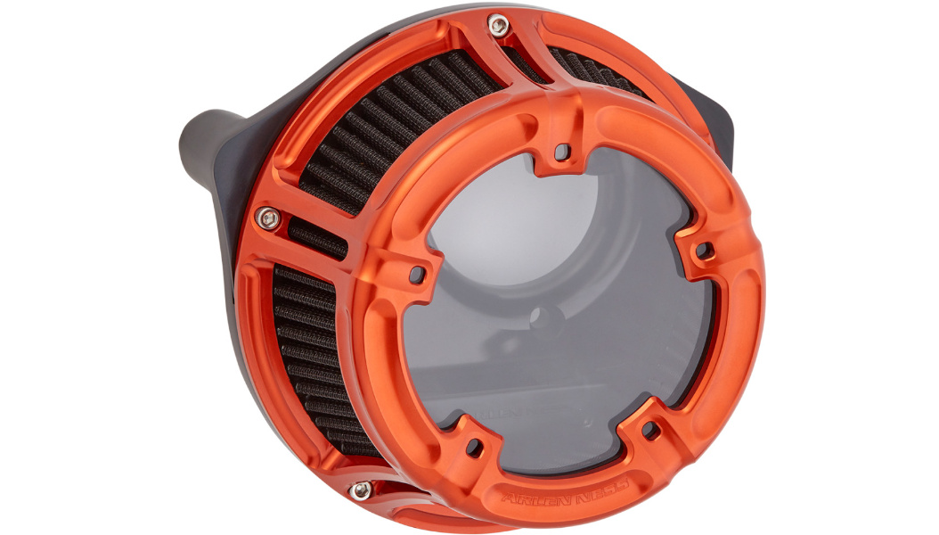 Arlen Ness Method™ Clear Series Air Cleaner - Orange