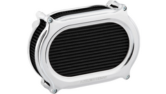 Arlen Ness Stage 2 Oval Air Cleaner Kit - Chrome