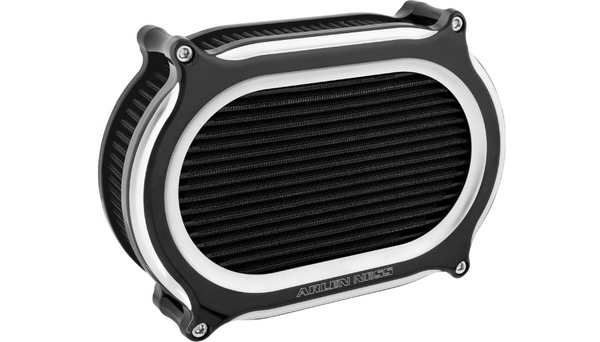 Arlen Ness Stage 2 Oval Air Cleaner Kit - Black