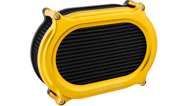 Arlen Ness Stage 2 Oval Air Cleaner Kit - Gold