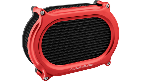 Arlen Ness Stage 2 Oval Air Cleaner Kit - Red