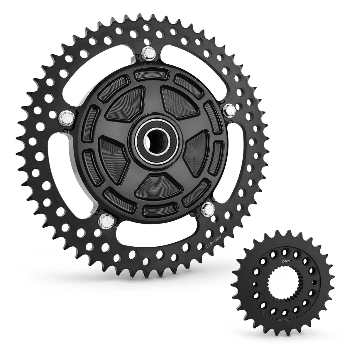 Arlen Ness Chain Drive Kit - 57 Tooth - Black/Natural