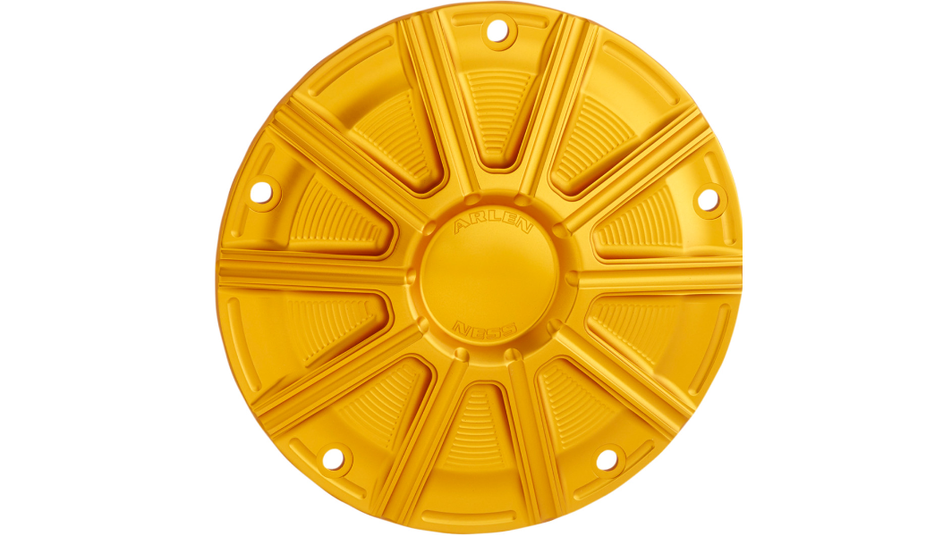 Arlen Ness Derby Cover - Gold